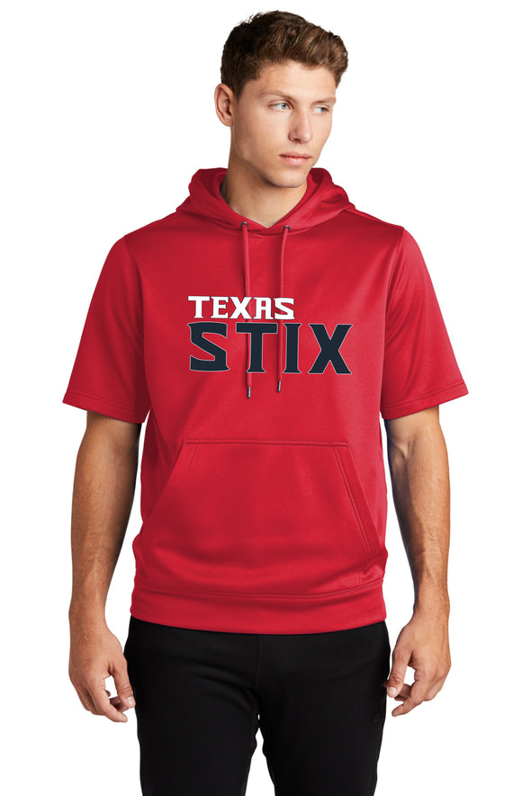 Adult Texas STIX short sleeve performance hoodie