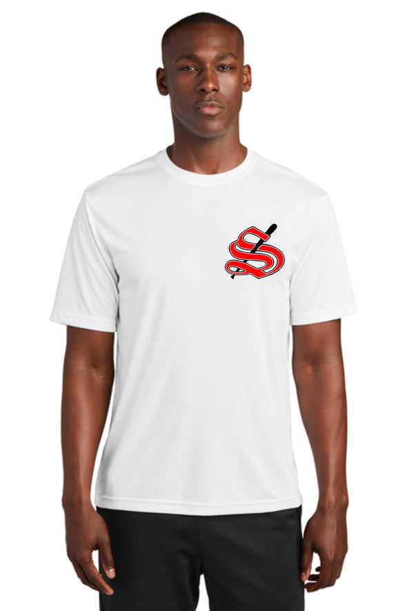 Adult Sport Tek Dryfit STIX logo tee