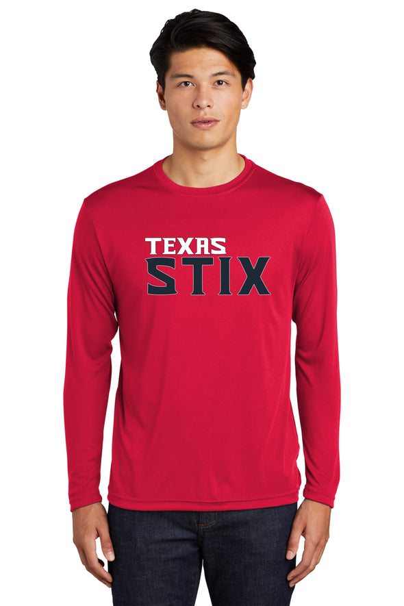 Adult Sport Tek Dryfit STIX Baseball longsleeve