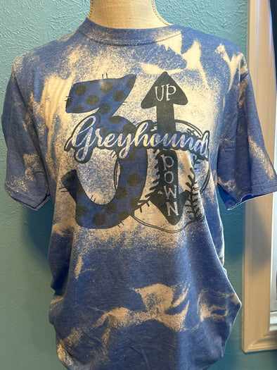 Adult M 3up 3down Greyhounds tee