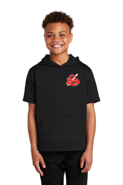 Youth STIX logo short sleeve hoodie