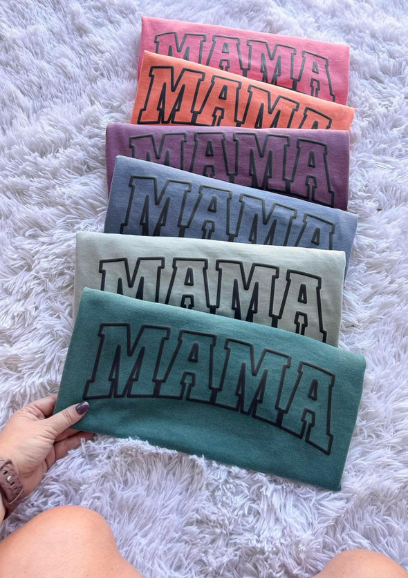 Fall MAMA Puff Tees- RTS (M, L, XL, 2X)