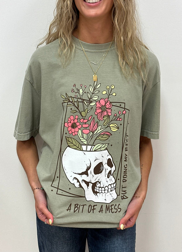 DOING MY BEST SKULL - RTS (S, M, L, XL, 2X)