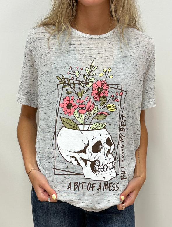 DOING MY BEST SKULL - RTS (S, M, L, XL, 2X)