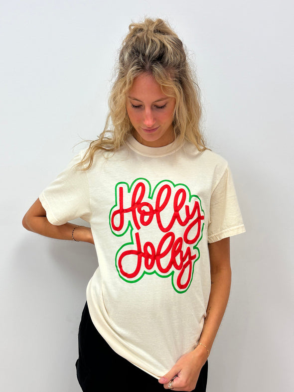 Holly Jolly Puff Script - CHRISTMAS (10/1 SHIP DATE)