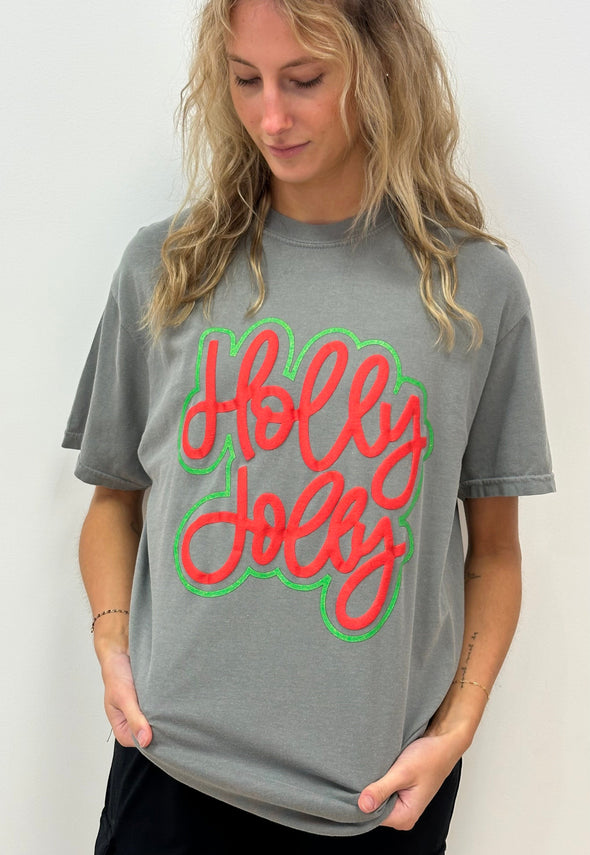 Holly Jolly Puff Script - CHRISTMAS (10/1 SHIP DATE)