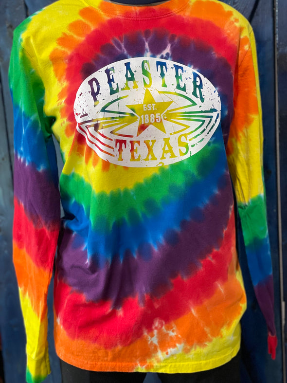 Youth Tie Dye Peaster Longsleeve